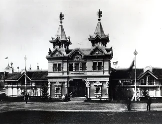 Paviljoen van de Liefdadigheidsinstellingen, All-Russische Tentoonstelling van Industrie en Kunst, Nizjni Novgorod, 1896